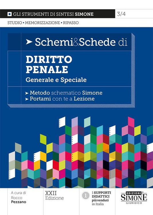 Schemi & schede di diritto penale. Generale e speciale - Rocco Pezzano