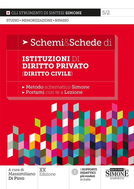 Schemi & schede di istituzioni di diritto privato (diritto civile) - Massimiliano Di Pirro