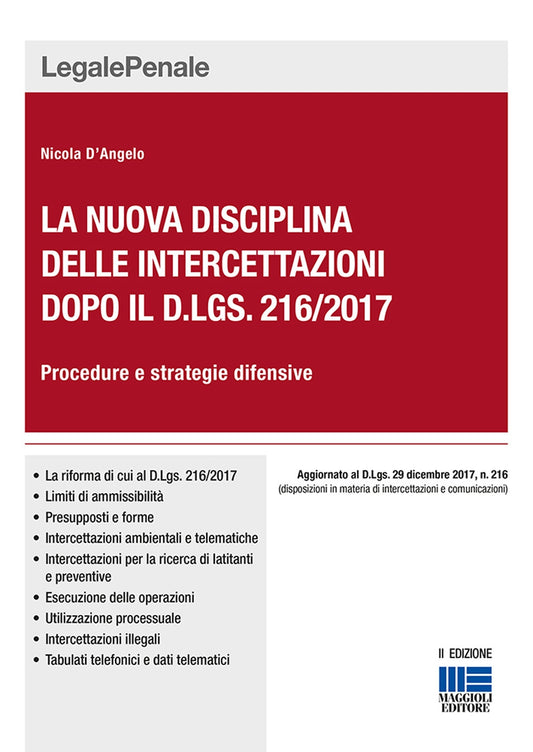 Nuova disciplina intercettazioni - D'angelo