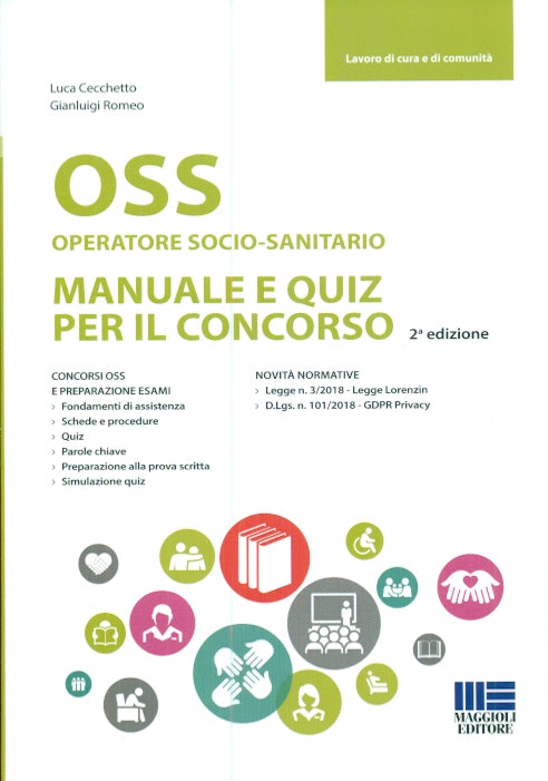 Oss operatore socio sanit.manuale quiz - Cecchetto