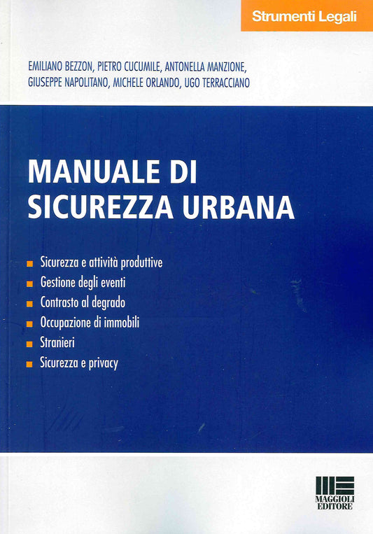 Manuale sicurezza urbana - Bezzon
