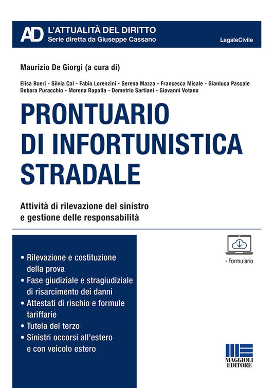 Prontuario infortunistica stradale - De Giorgi