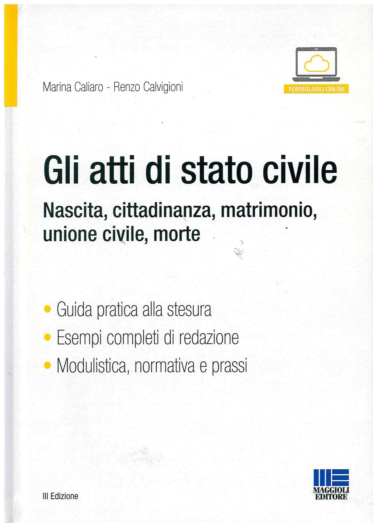 Atti stato civile 3ed. - Caliaro