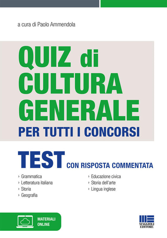 Quiz di cultura generale tutti concorsi - Ammendola