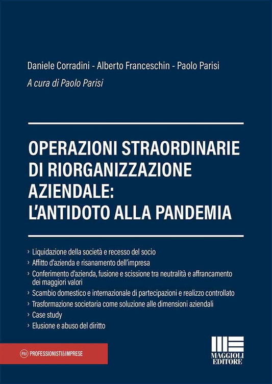 Operazioni di riorganizzazione aziendale - Parisi