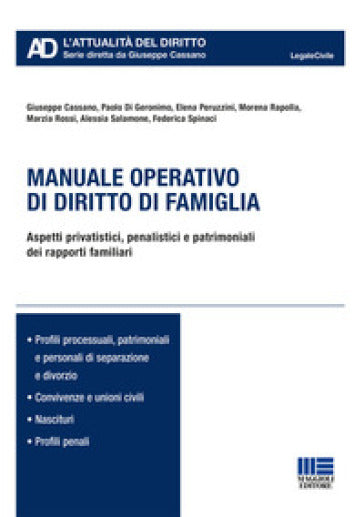 Manuale operativo diritto di famiglia - Cassano