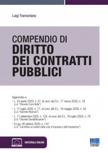 Compendio diritto contratti pubblici - Tramontano