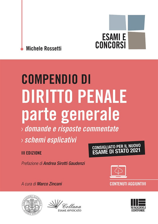 Compendio diritto penale parte generale 2021 3ed - Rossetti