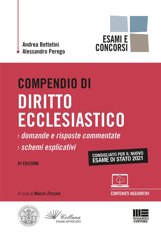 Compendio di diritto ecclesiastico 2021 (3 ed.)