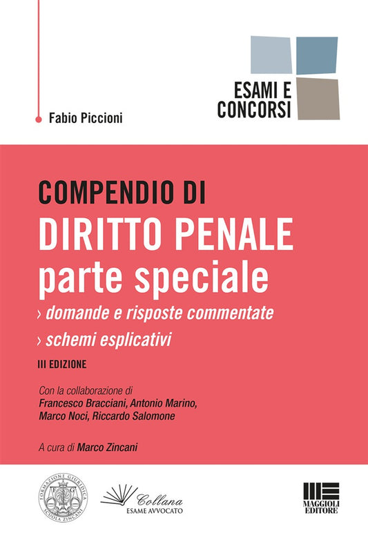 Compendio diritto penale parte speciale 2021 3ed - Piccioni