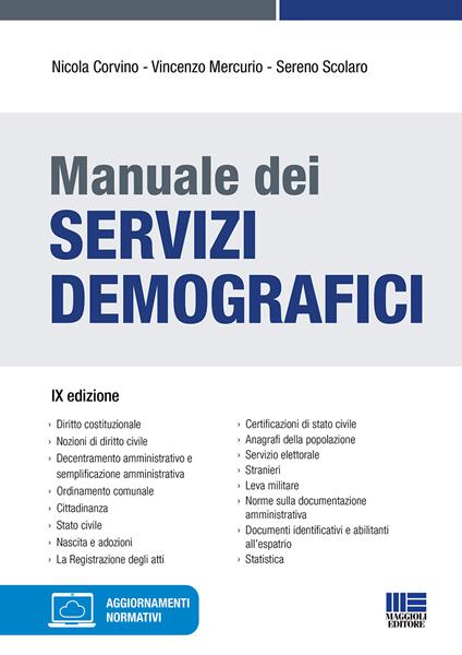 Manuale servizi demografici 9ed. - Corvino