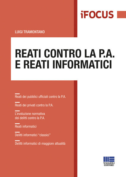 Reati informatici e reati contro pa - Tramontano