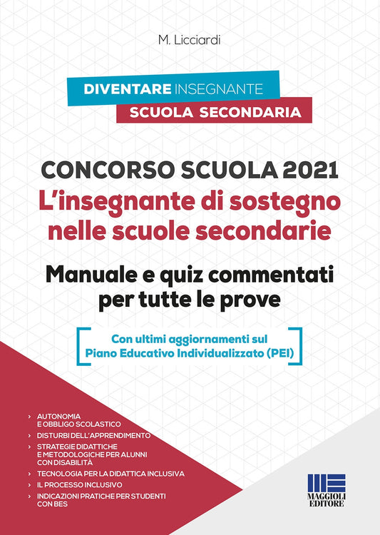 Insegnante sost.sc.secondarie 2021 2ed. - Licciardi