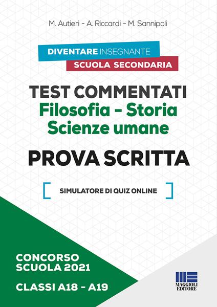 Scuola 2021 test filosofia storia sc.um. -