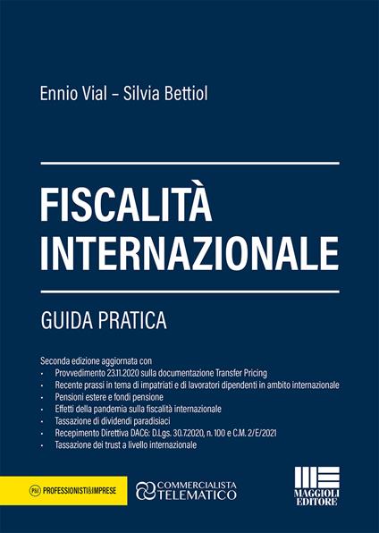 Fiscalità internazionale 2ed. - Vial Bettiol