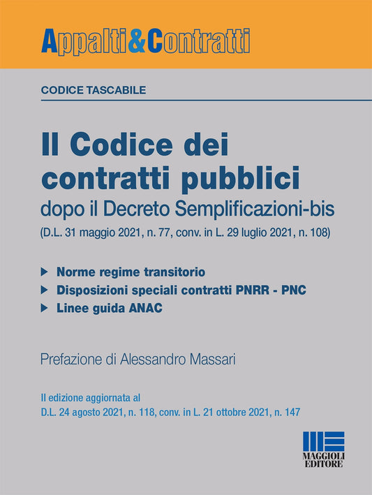 Codice contratti pubblici tascab.2ed. - Massari
