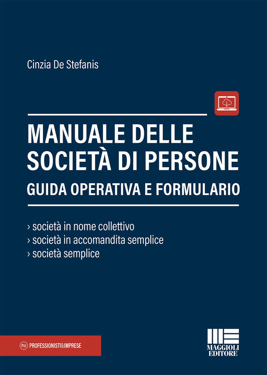 Manuale società di persone - De Stefanis