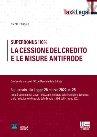Superbonus 110% cessione credito - D'Angelo