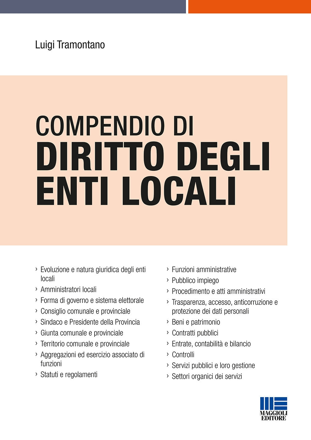 Compendio diritto enti locali - Tramontano