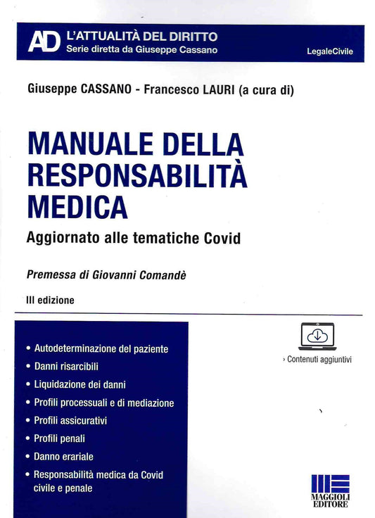 Manuale responsabilità medica 3ed. - Cassano