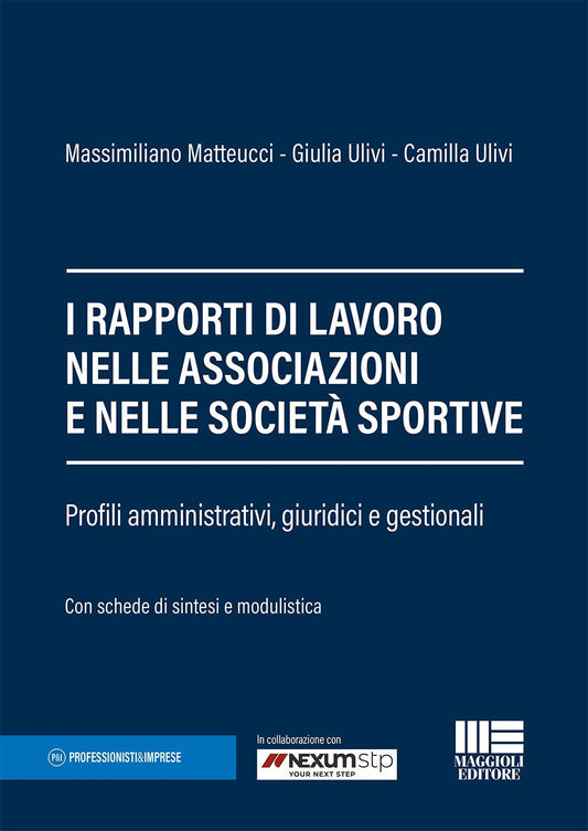 Rapporti lavoro associazioni sportive - Matteucci