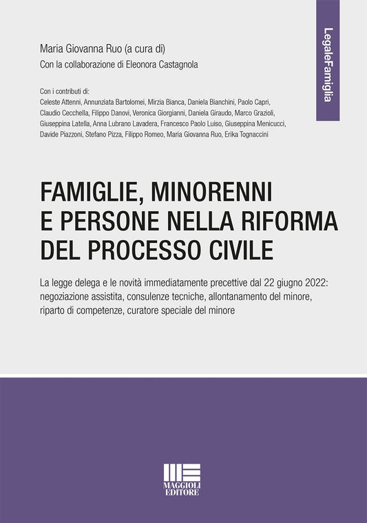 Famiglia minorenni pers.riforma pr.civil - Ruo