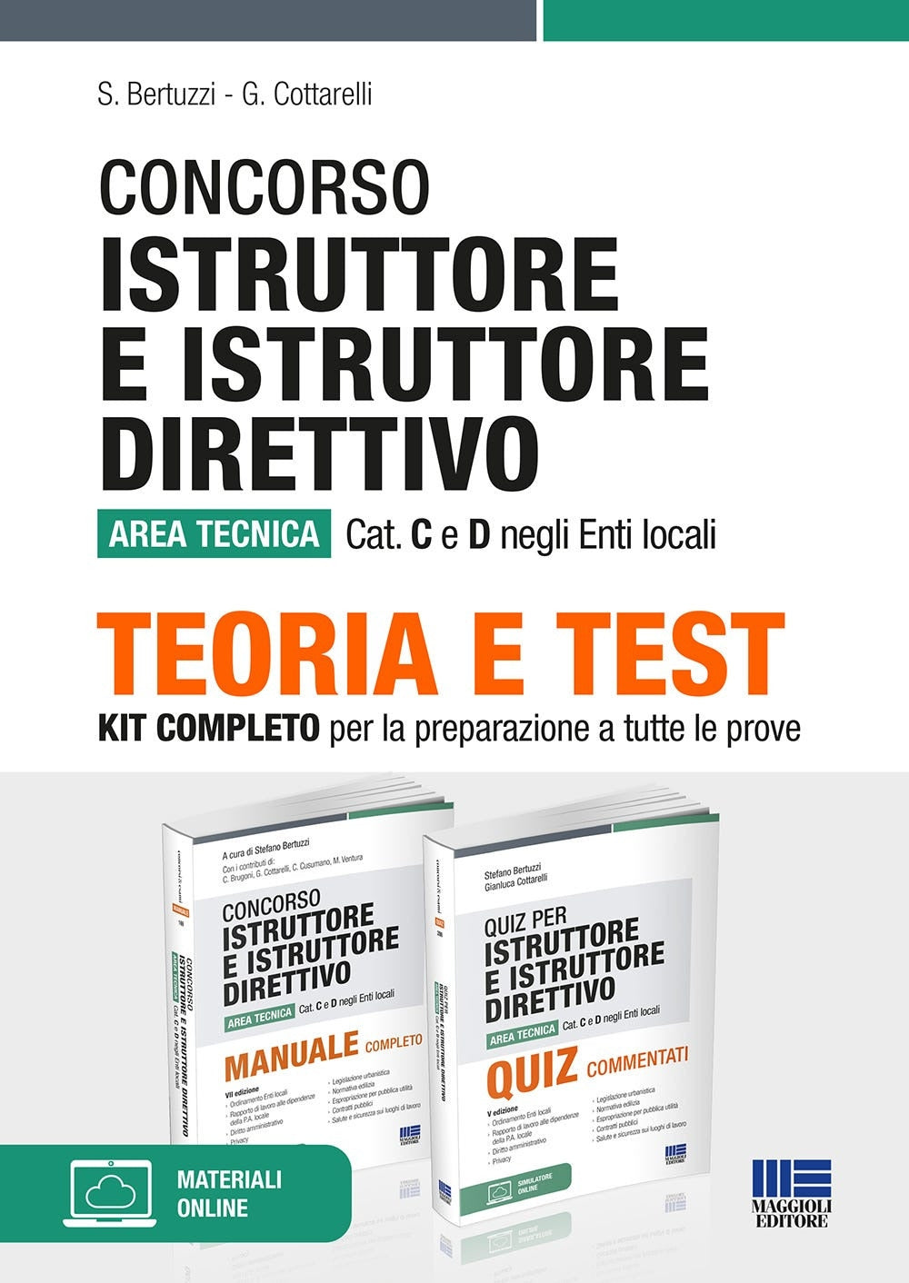 Concorso Istruttore e istruttore direttivo Area tecnica Cat. C e D negli Enti locali 2022 - Bertuzzi