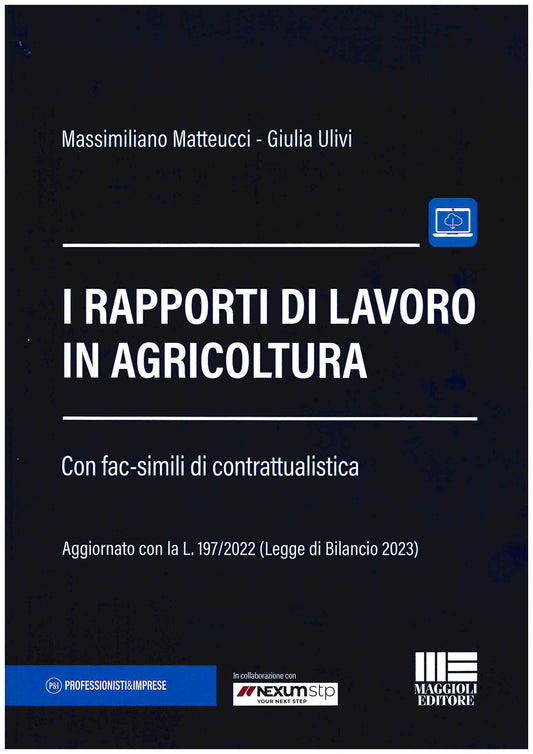 Rapporti lavoro in agricoltura - Matteucci