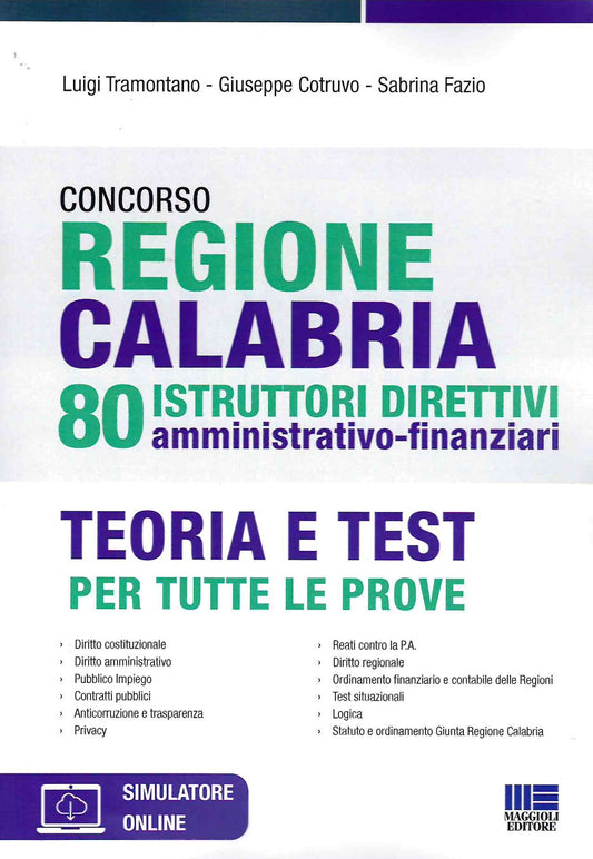 80 istruttori direttivi calabria - Tramontano