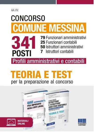 Kit concorso com.messina 341 amm.vi cont -