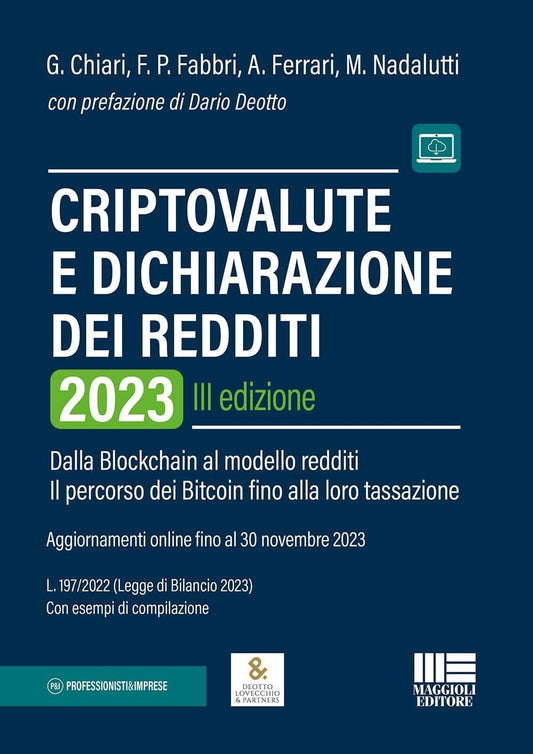 Criptovalute e dichiaraz.redditi 3ed. - Chiari