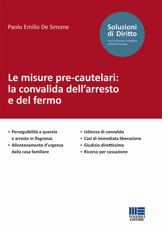 Misure precautelari conval.arresto fermo - De Simone