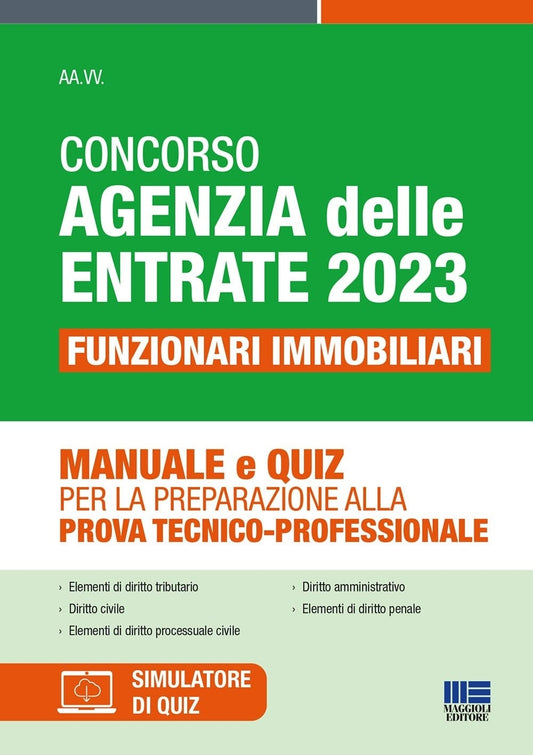 Concorso ag.entrate 2023 funz.immobil. -