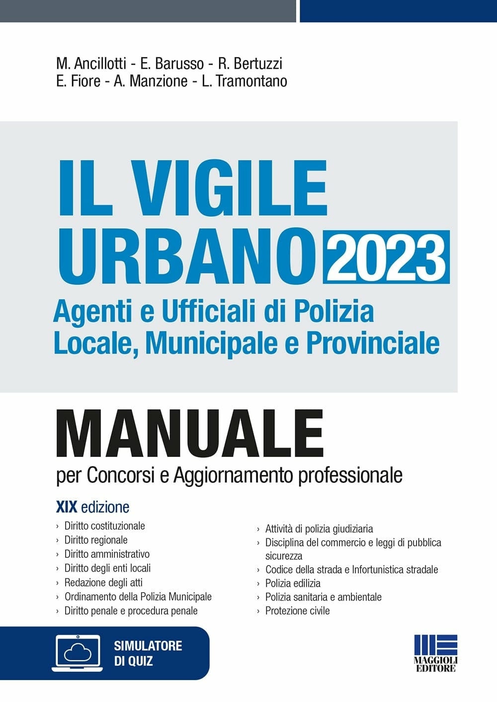 Vigile urbano manuale 2023 19ed. - Ancillotti