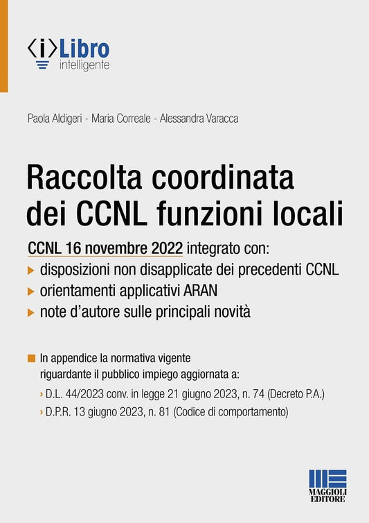 Raccolta coordinata ccnl funzioni locali - Aldigeri
