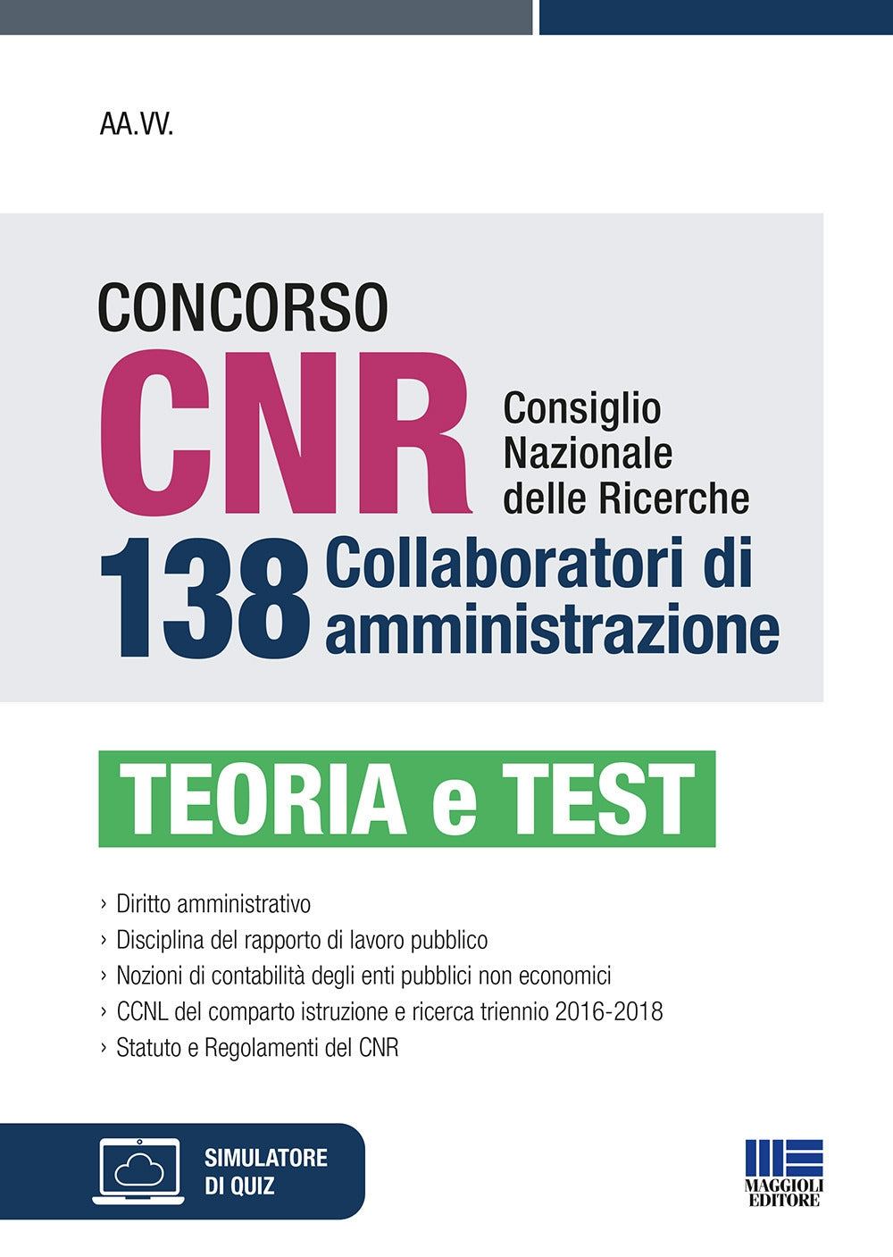 138 collaboratori amm.ne cnr teoria test -