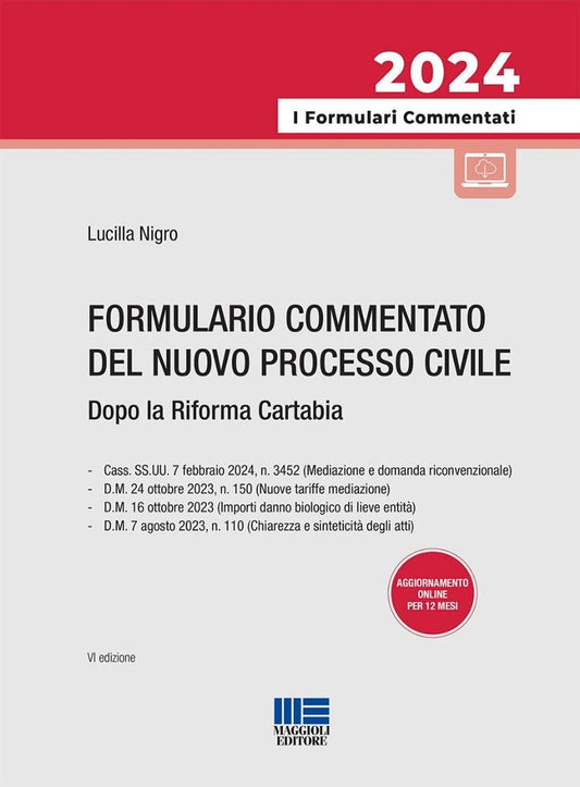 Formulario commentato del nuovo processo civile (6°ed.) - Nigro