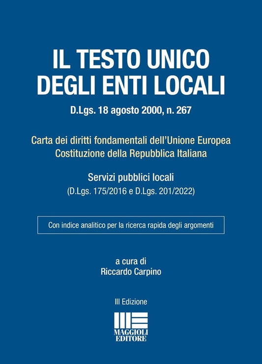 Testo unico enti locali 3ed. - Carpino