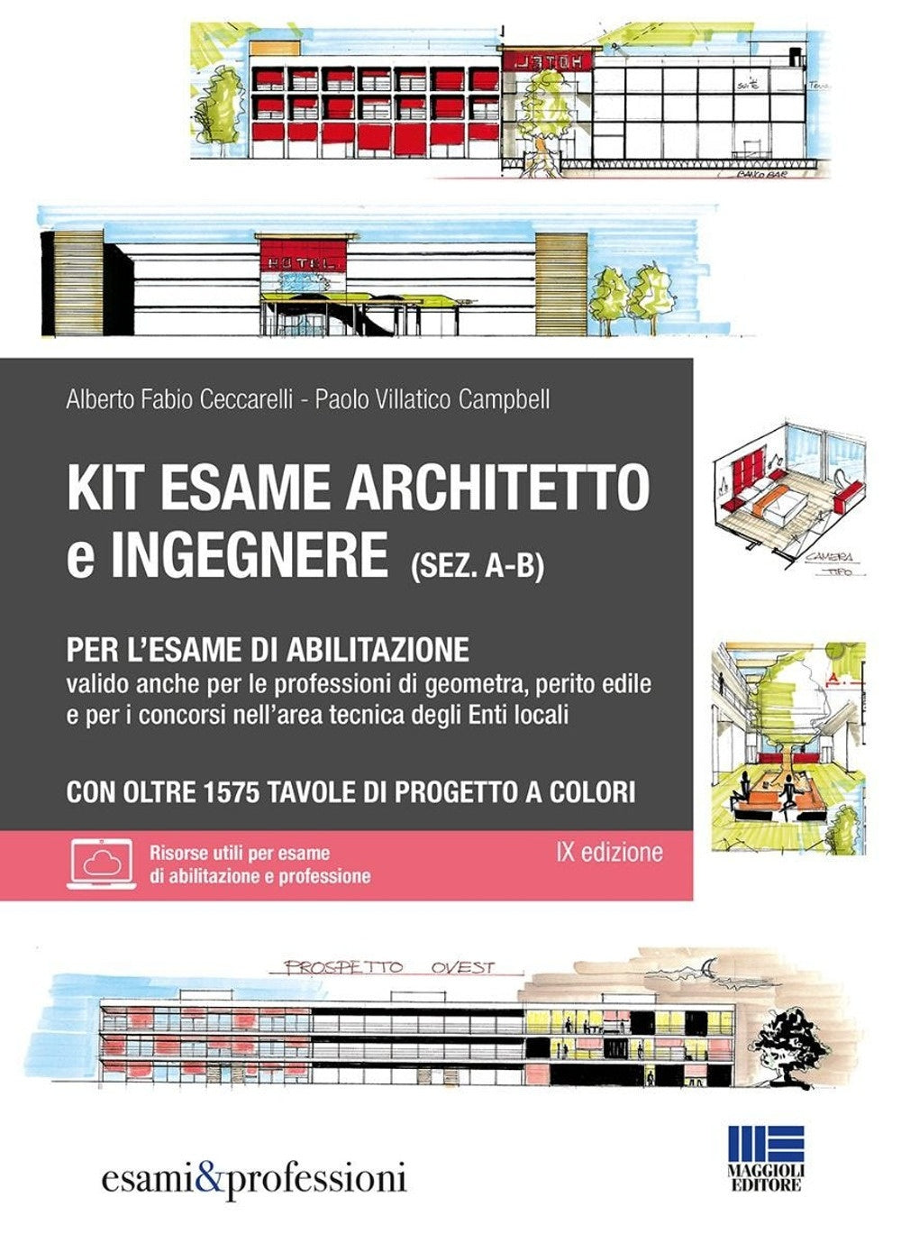 Kit esame architetto sez.a-b 2vol.abilit - Ceccarelli