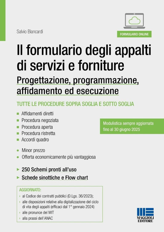 Formulario appalti servizi forniture - Biancardi