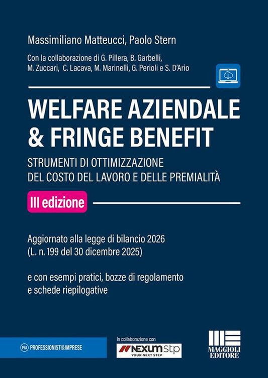 Welfare aziendale & fringe benefit. Strumenti di ottimizzazione del costo del lavoro e delle premialità - Massimiliano Matteucci, Paolo Stern