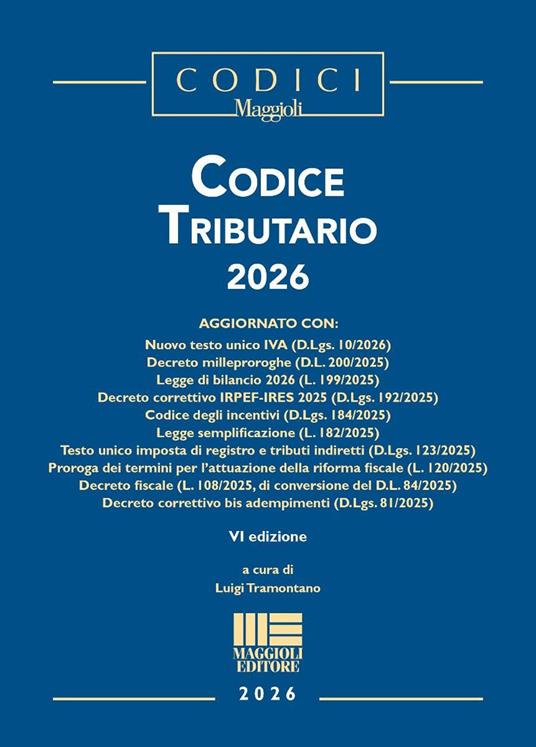 Codice tributario 2026 - Luigi Tramontano