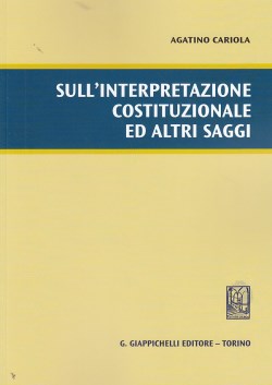 Interpretazione costituzionale altri sag - Cariola