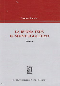 Buona fede senso oggettivo estratto - Piraino
