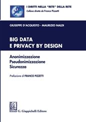 Big data e privacy by design - D'Acquisto