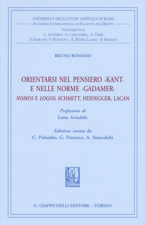 Orientarsi nel pensiero di kant - Romano