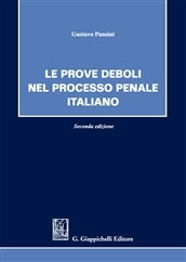 Prove deboli processo penale italiano 2e - Pansini