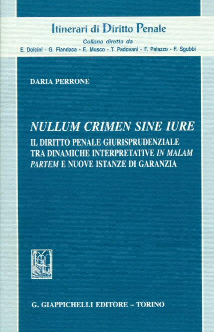Nullum crimen sine iure - Perrone