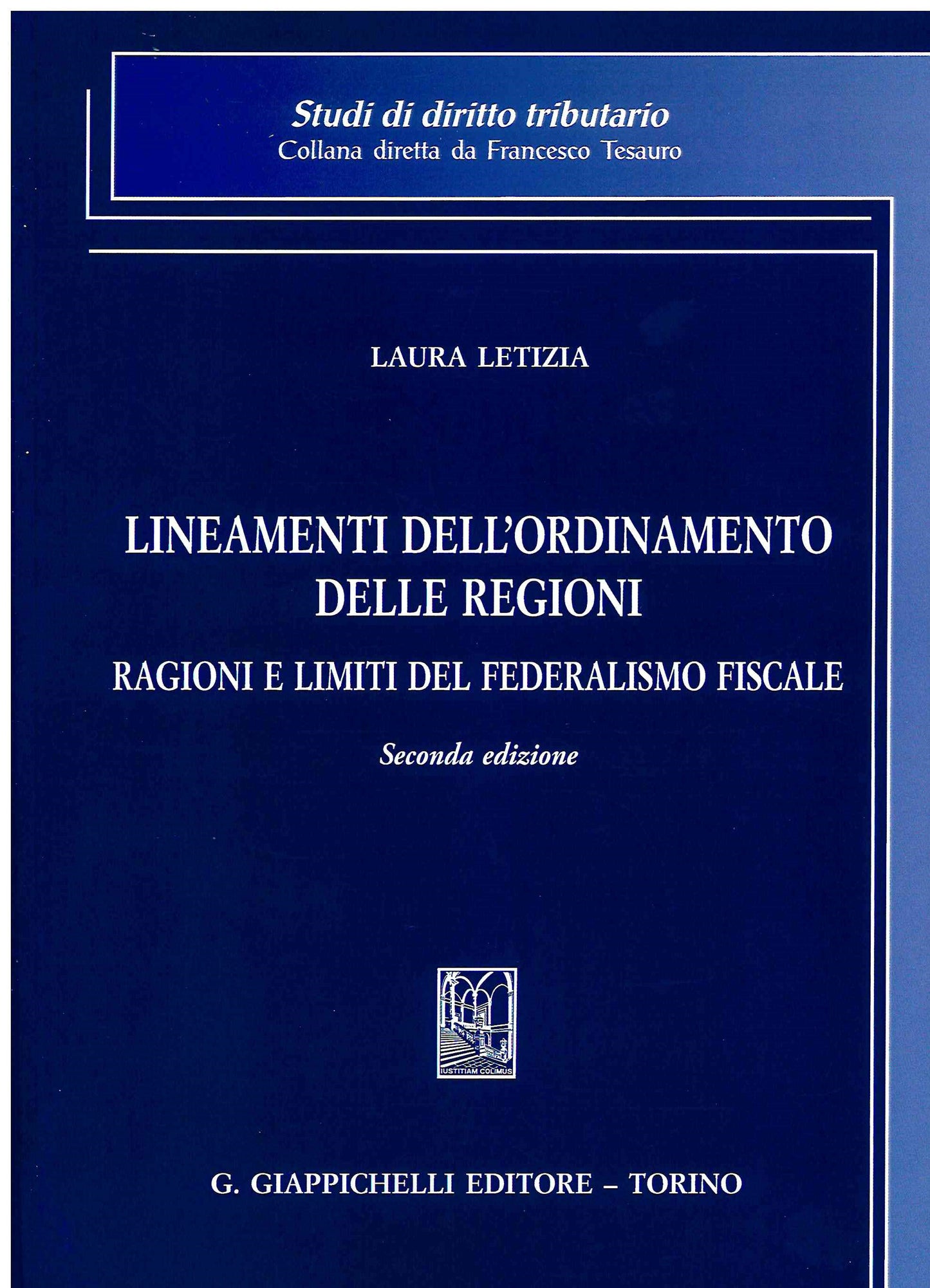 Lineamenti ordinamento finanz.regioni 2e - Letizia