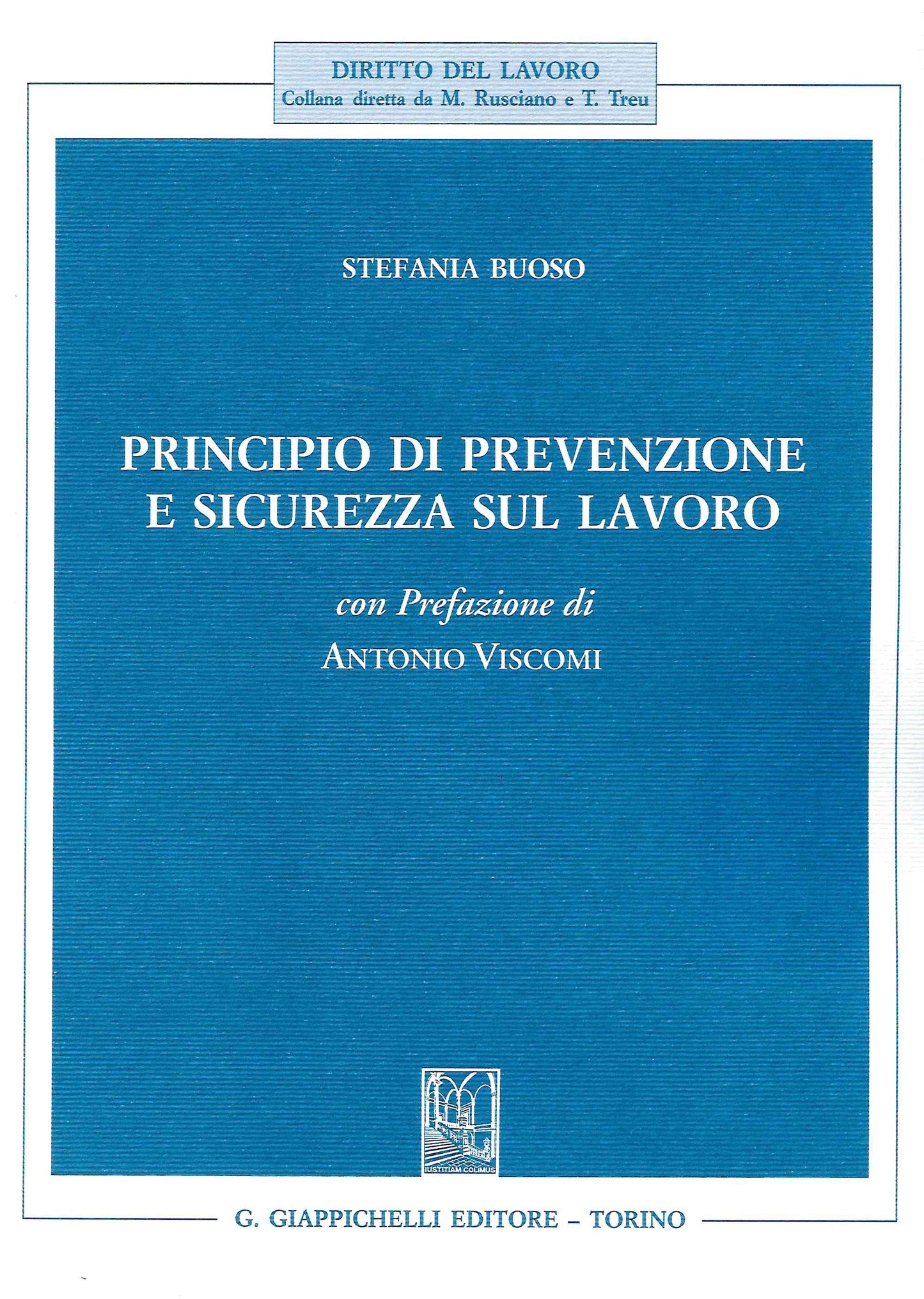 Principio prevenzione sicur.lavoro - Buoso
